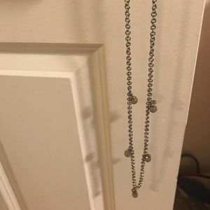 Necklace with hanging stones